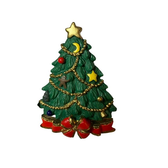 Christmas Tree Pin Brooch Holiday Jewelry - Picture 3 of 9
